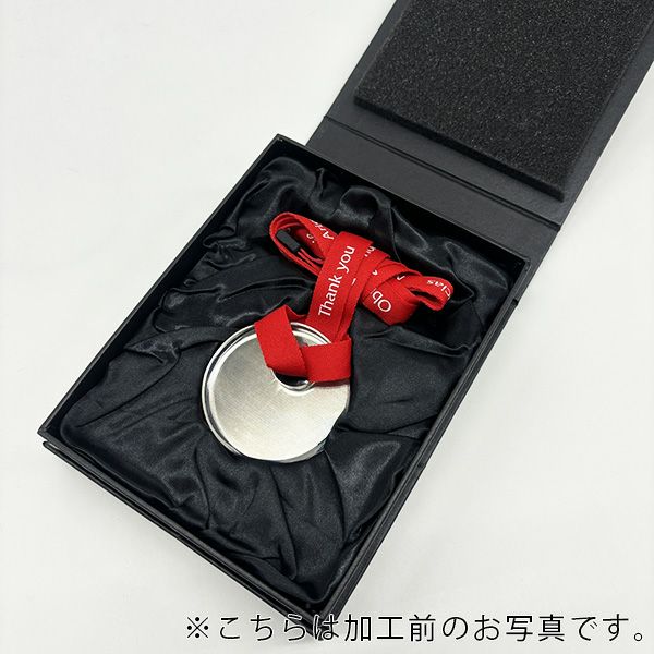 オリジナルデザインができるクリスタルメダル ZNA-9044【光学ガラス製