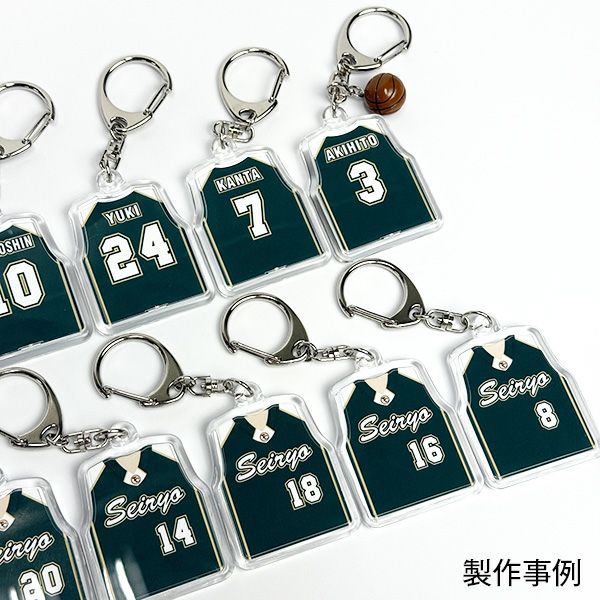 ユニフォームキーホルダーBIG（ノースリーブ・アクリル）｜入卒団記念品