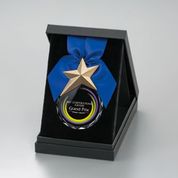 クリスタルメダル　ZNA-9045　≪スターメダル≫