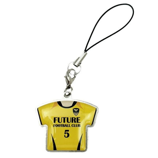 ユニフォーム型ストラップ ユニフォームストラップTシャツ型（メタル）｜入卒団記念品1個から