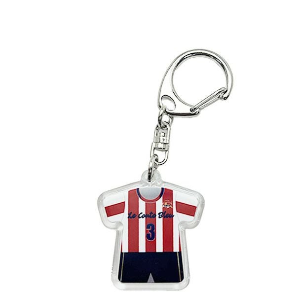 ユニフォームキーホルダーTシャツ・上下タイプ・ノースリーブ（アクリル）