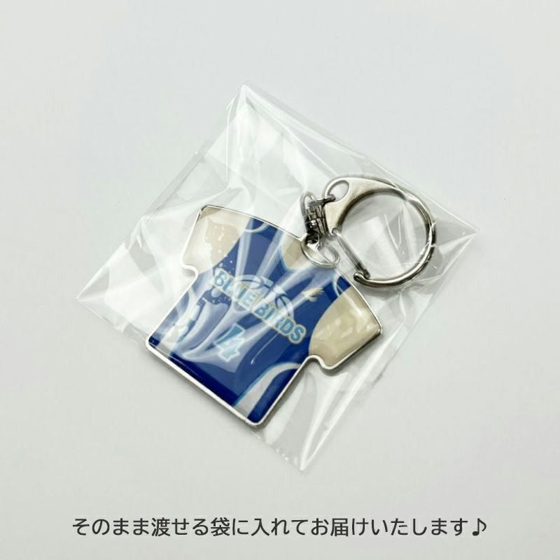 ユニフォームキーホルダーTシャツ型BIG（メタル）｜入卒団記念品