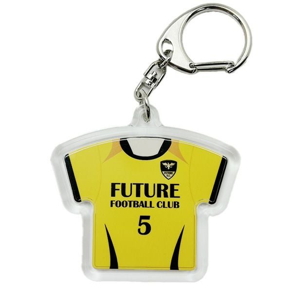 ユニフォームキーホルダーTシャツ型BIG（アクリル）｜入卒団記念品