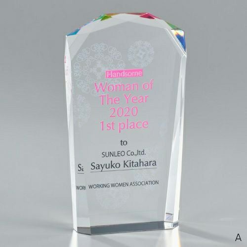 クリスタルトロフィー H96-02A