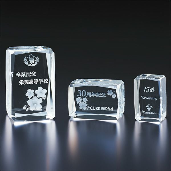 クリスタルペーパーウェイト W77-04A